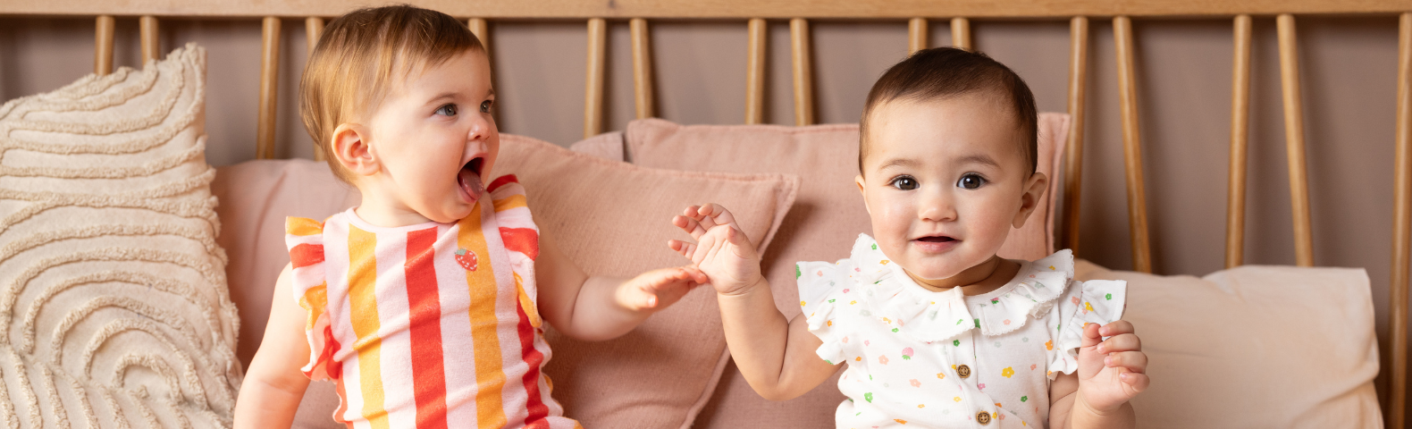 The Mini Cuddles colour guide. Babywear that mixes, matches and lasts.