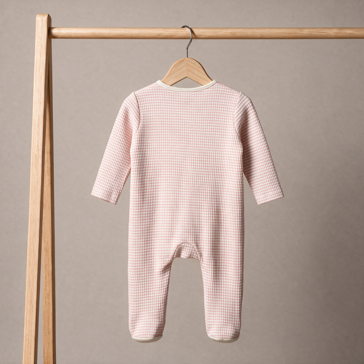Striped Sleepsuit (Pink)