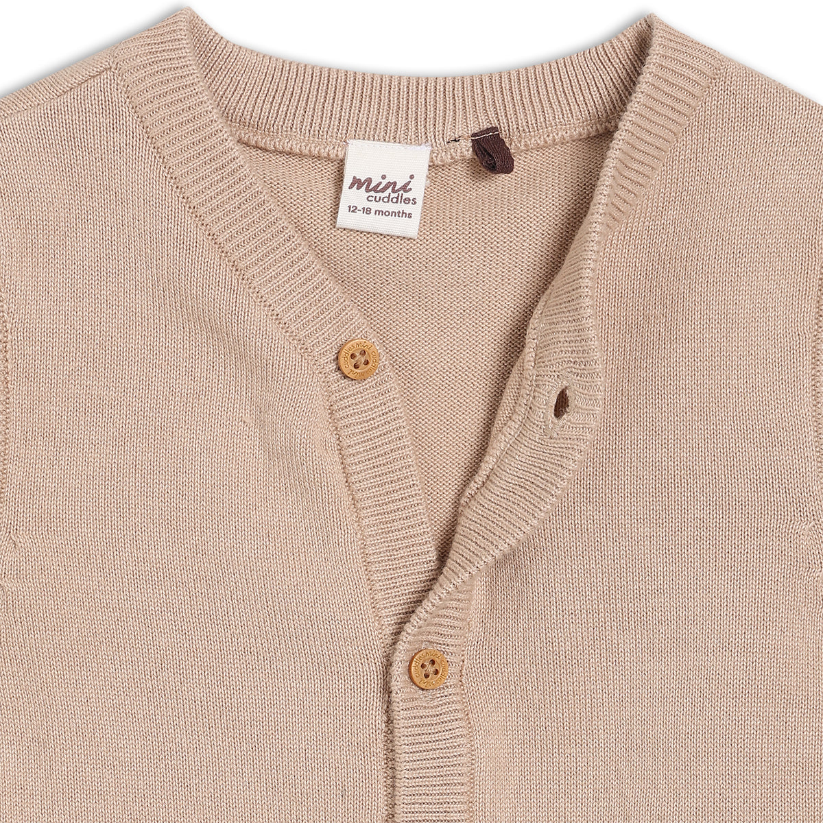 Baby Boys 3pc Set with Kintted Waistcoat, Multicolour