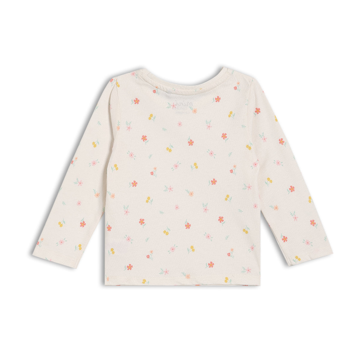 Baby Girls Floral Embroidered Dungaree 3pc Set, Green