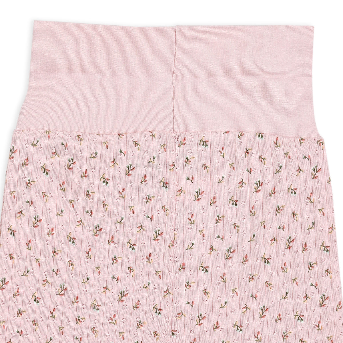 Baby Girls 3pk Floral Printed & Solid Leggings, Multicolour