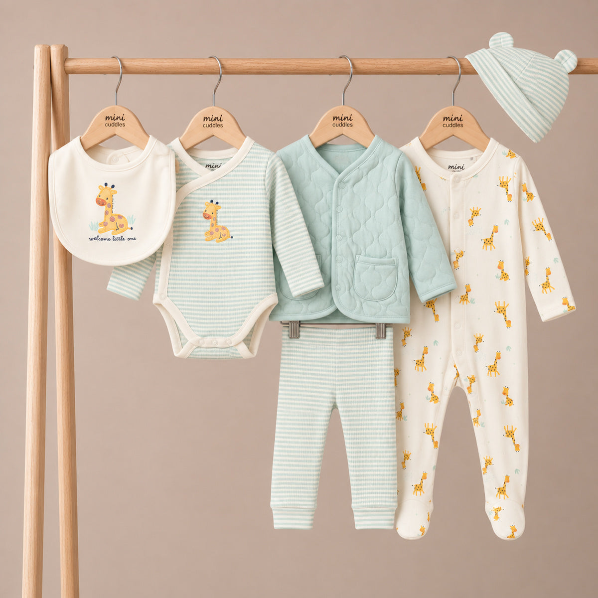 Giraffe-Print Gift Set (Multicolor), 6-Piece