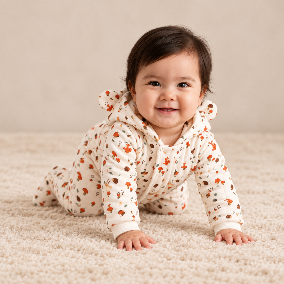 Baby Unisex Novelty Printed Pram Suit, Multicolour