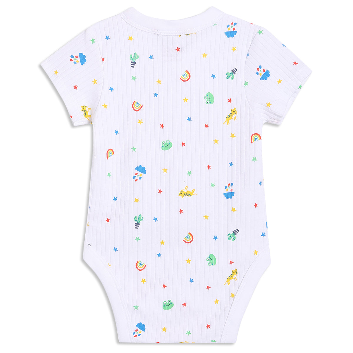 Baby Boys 3pk Printed Bodysuits, Multicolour