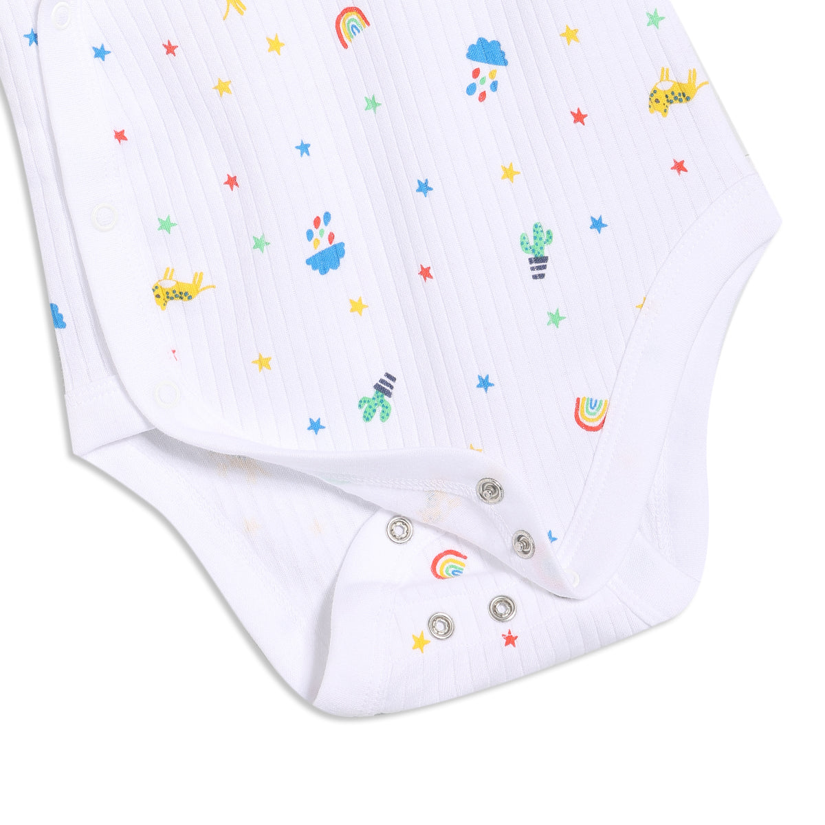 Baby Boys 3pk Printed Bodysuits, Multicolour