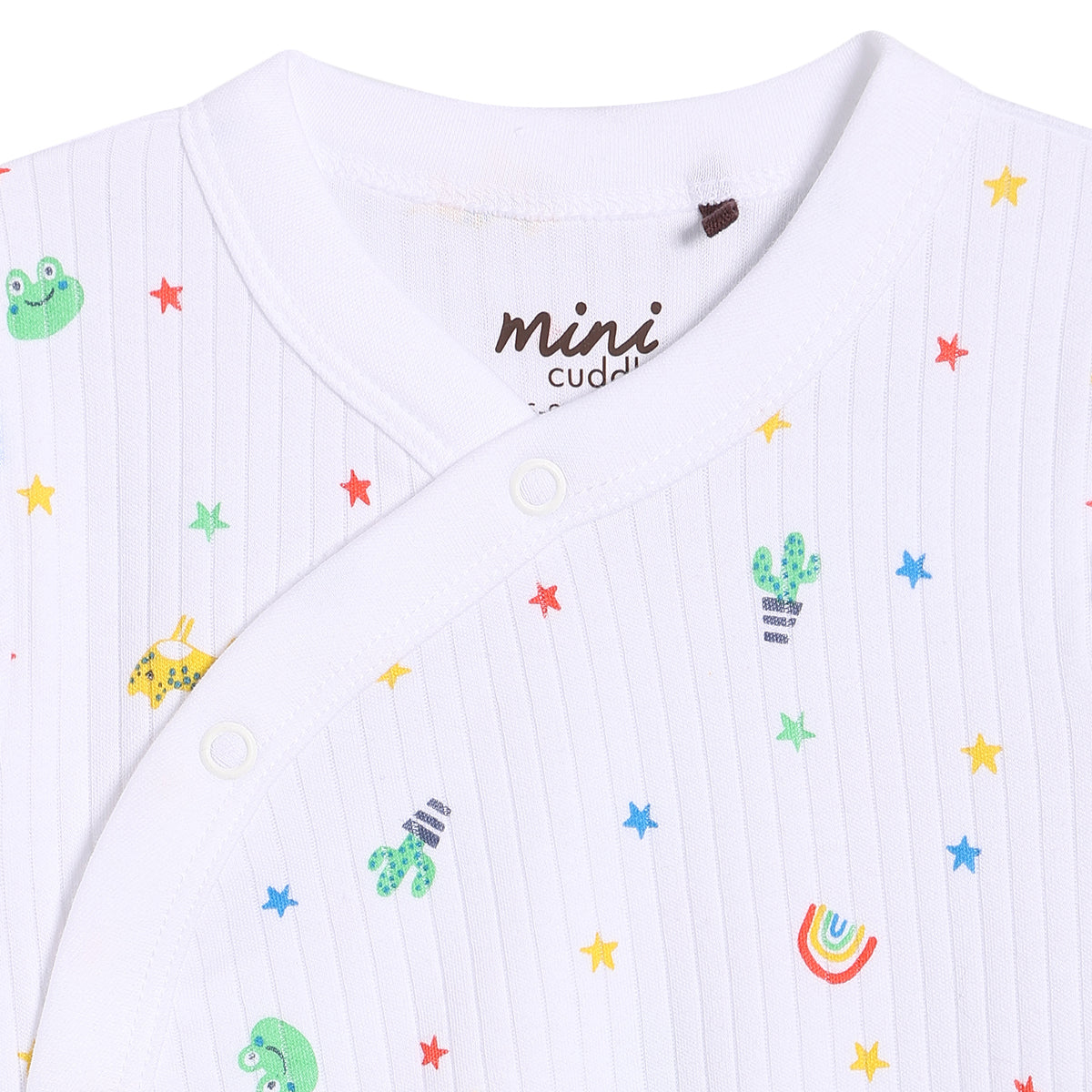 Baby Boys 3pk Printed Bodysuits, Multicolour