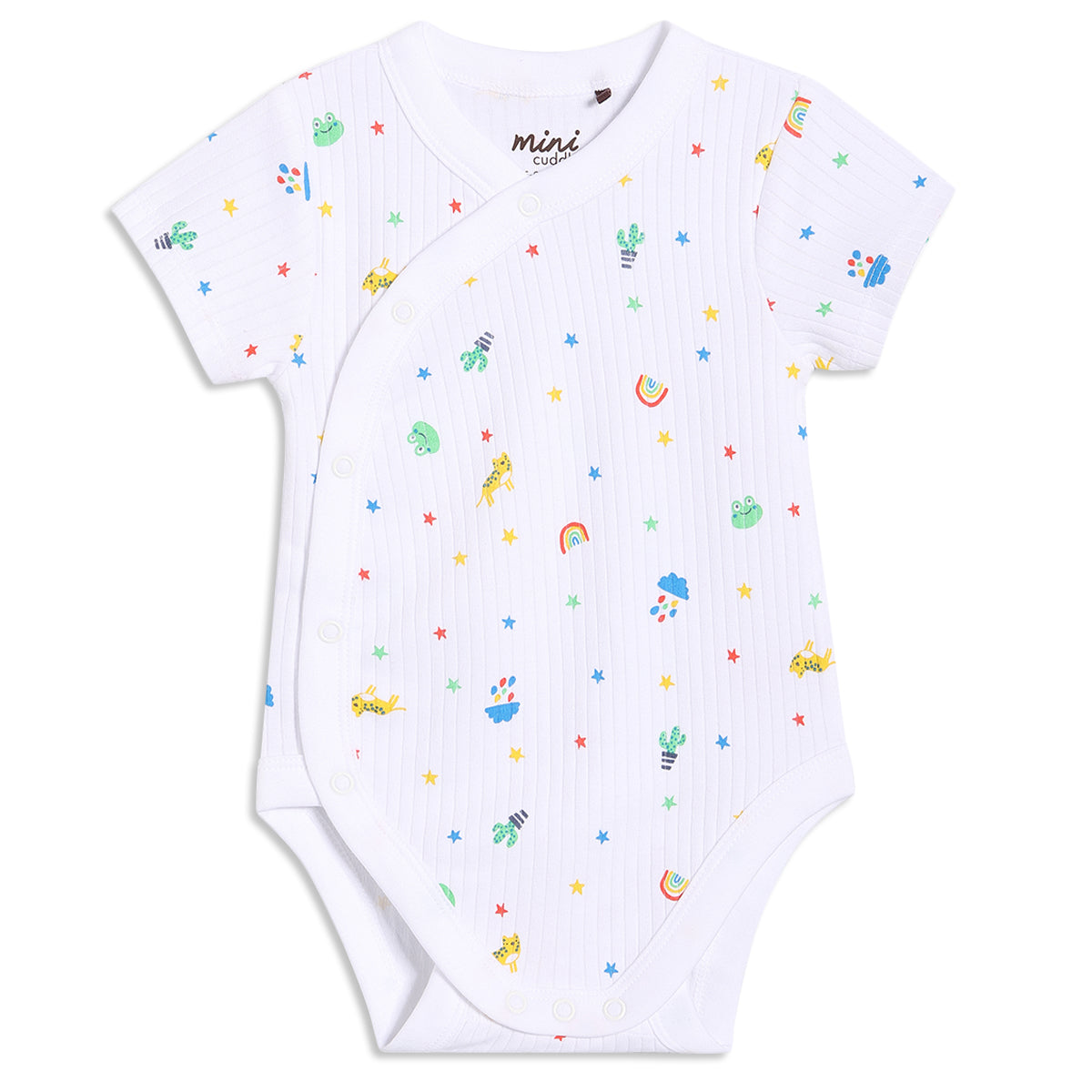 Baby Boys 3pk Printed Bodysuits, Multicolour