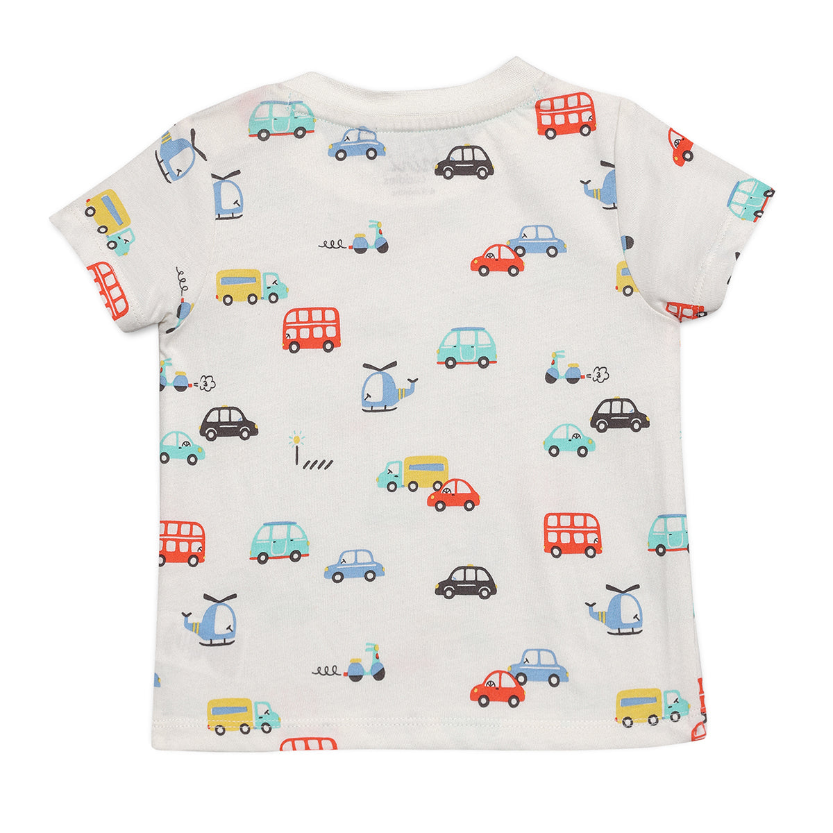 Baby Boys Lion Patch Dungaree Set With Matching Cap, Blue