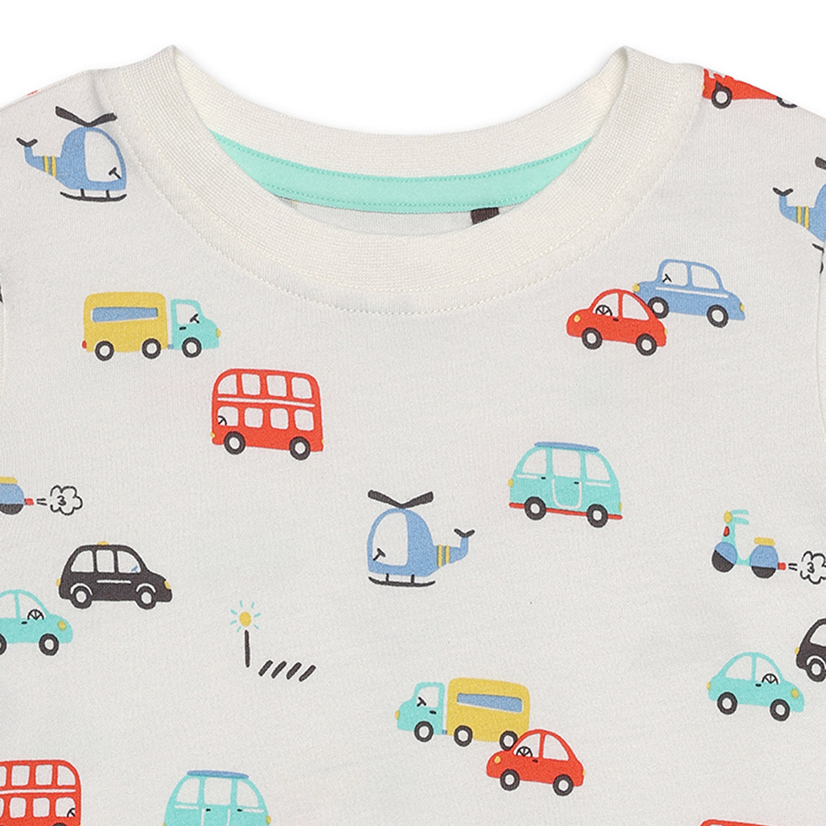 Baby Boys 3pk Printed T-Shirts, Multicolour