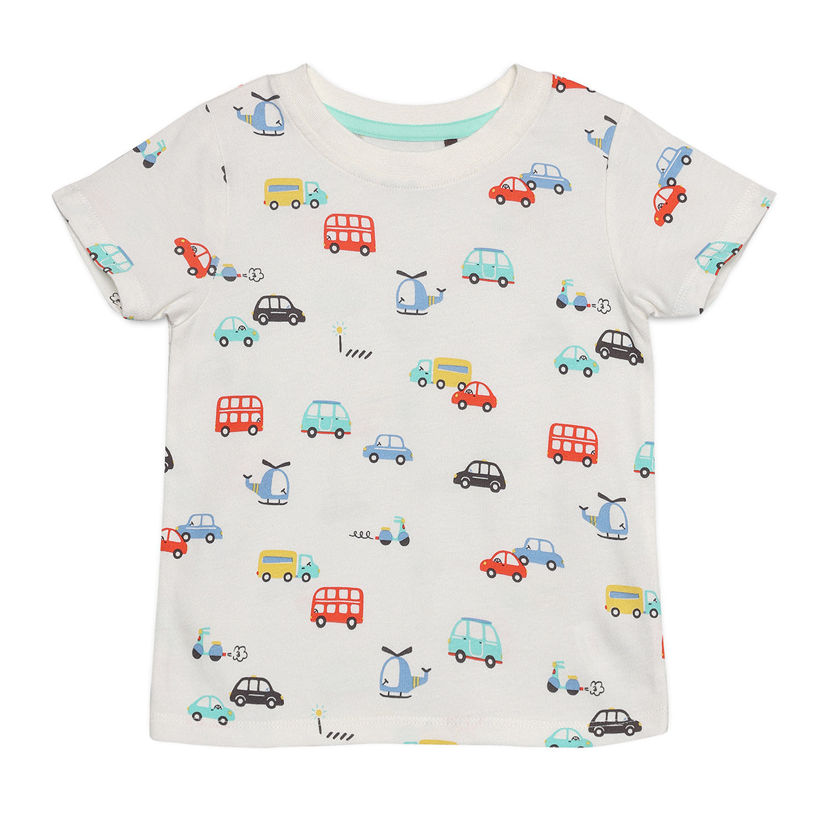 Baby Boys 3pk Printed T-Shirts, Multicolour