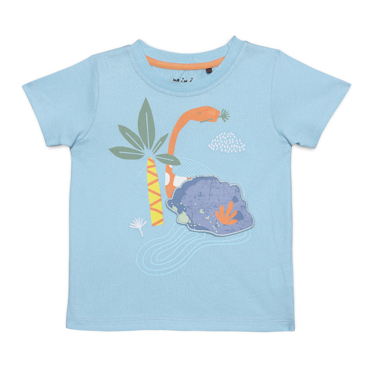 Baby Boys Dinosaur Print T-Shirt, Blue