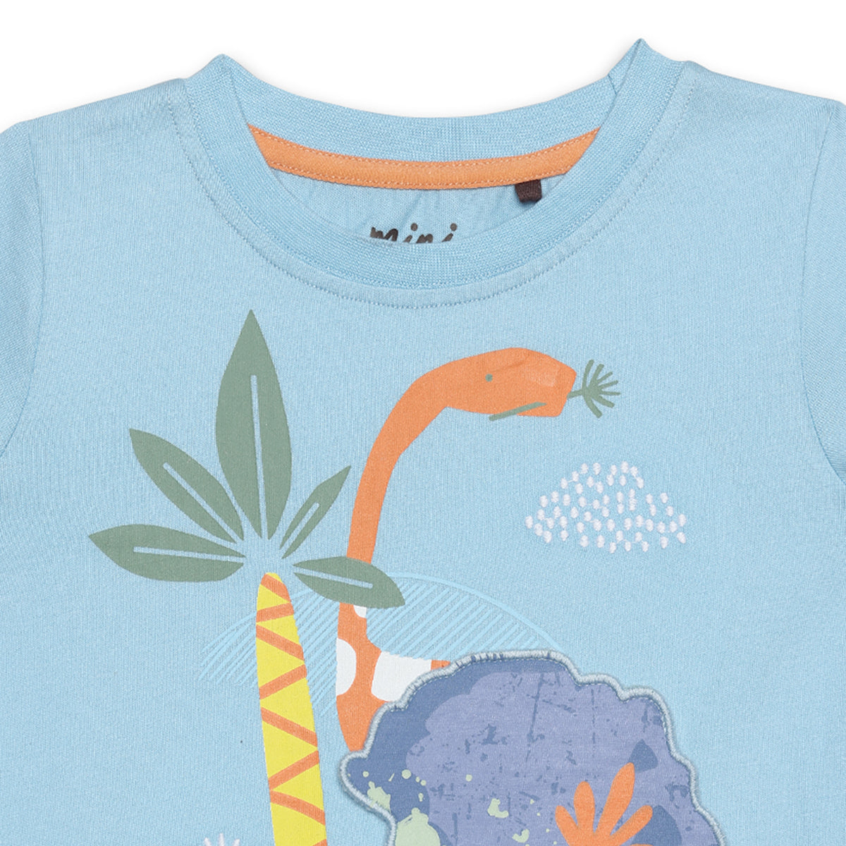 Baby Boys Dinosaur Print T-Shirt, Blue