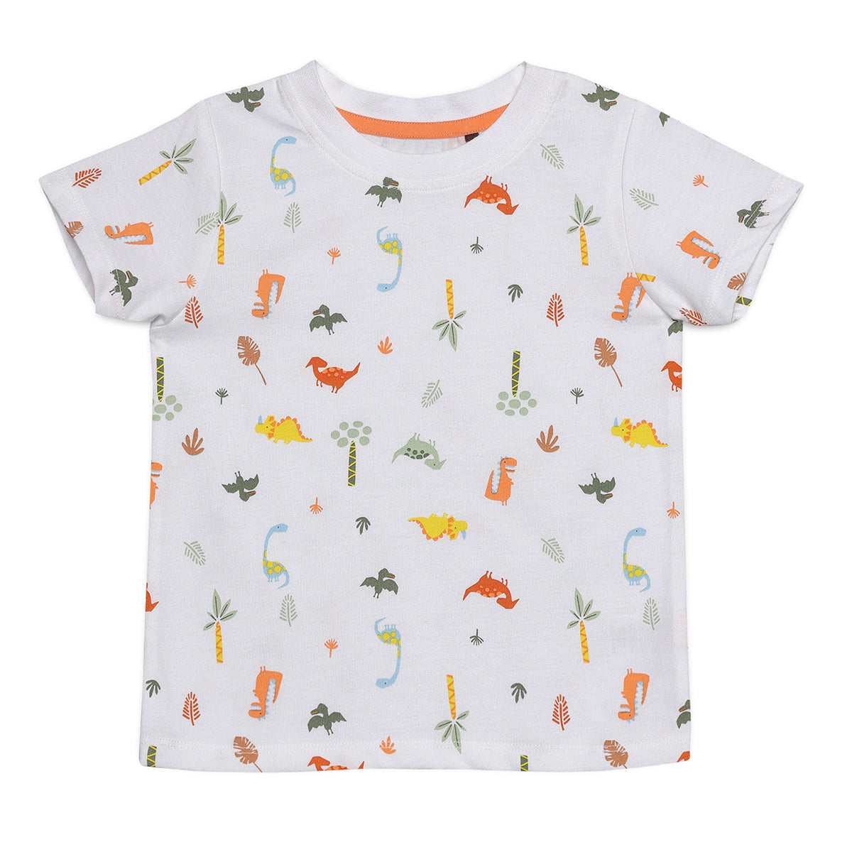 Baby Boys 3pk Dinosaur Print T-Shirts, Multicolour