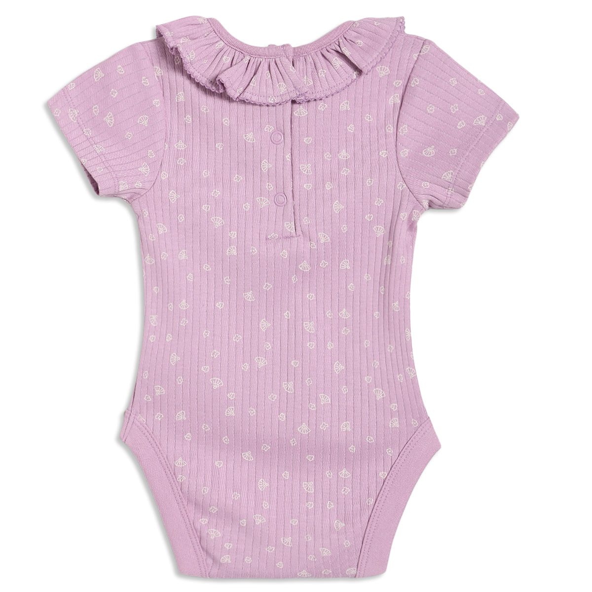 Baby Girls 3pk Floral Printed Bodysuits, Multicolour