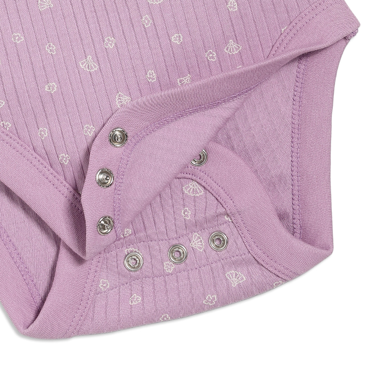 Baby Girls 3pk Floral Printed Bodysuits, Multicolour