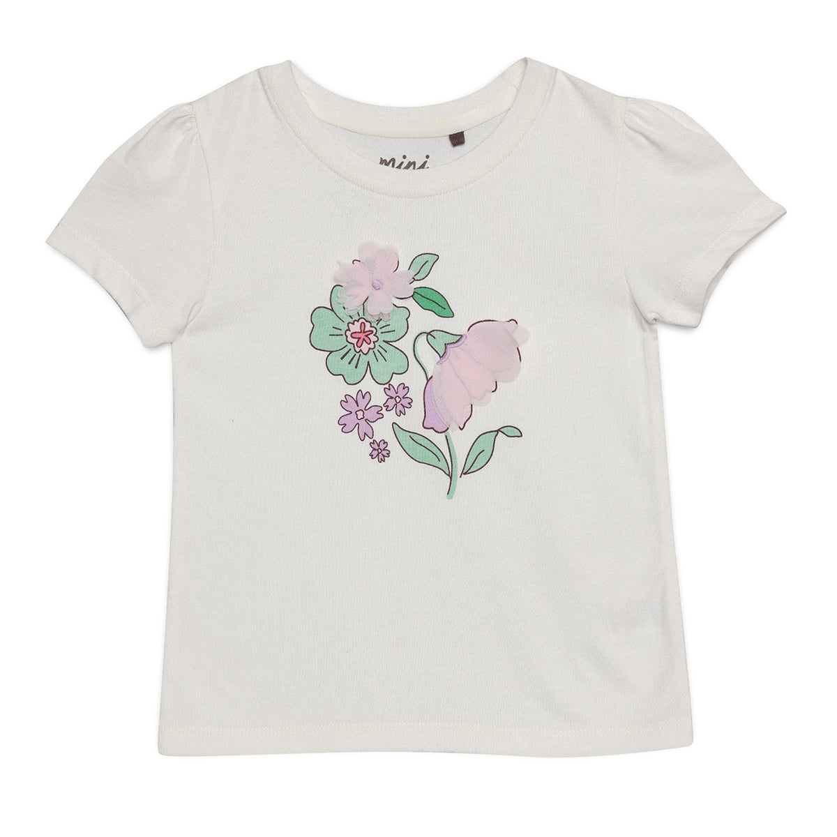 Baby Girls 3pk Floral Printed Tops, Multicolour