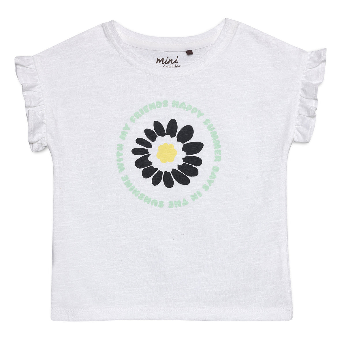 Baby Girls 3pk Floral Printed Knit Tops, Multicolour
