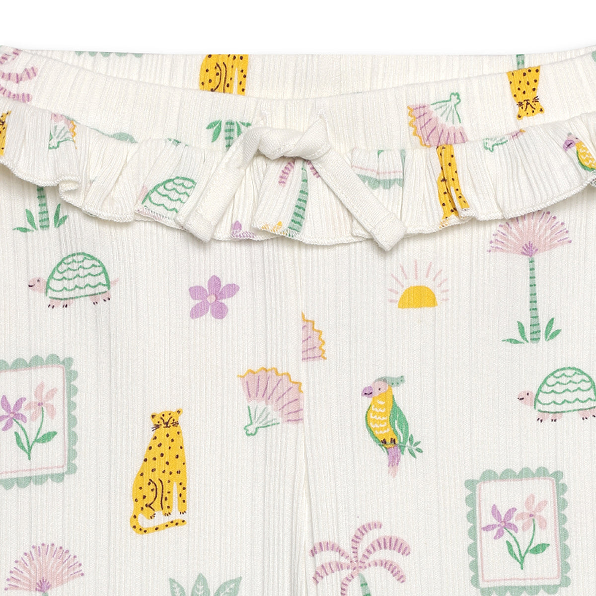 Baby Girls 3pk Printed Leggings, Multicolour