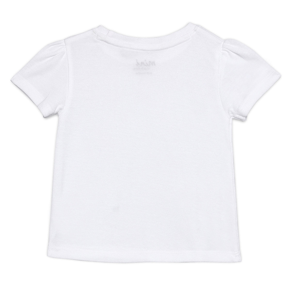 Baby Girls Daisy Embroidered Denim Pinny Set, Grey