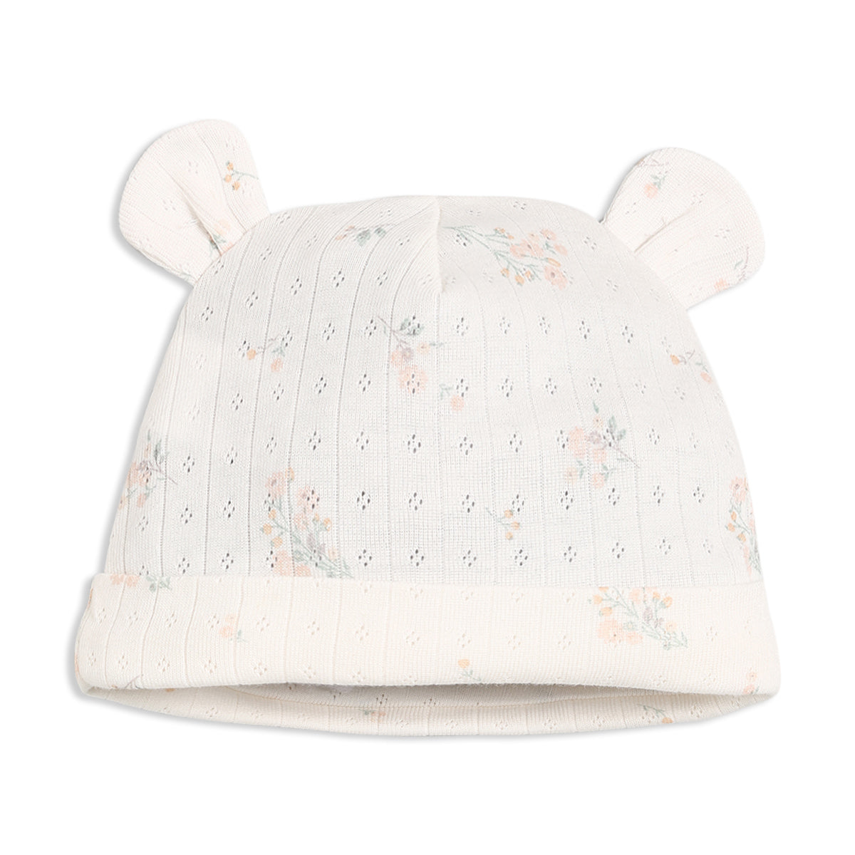 Baby Girl Floral Print 3pc Essentials Gift Set, Multicolour