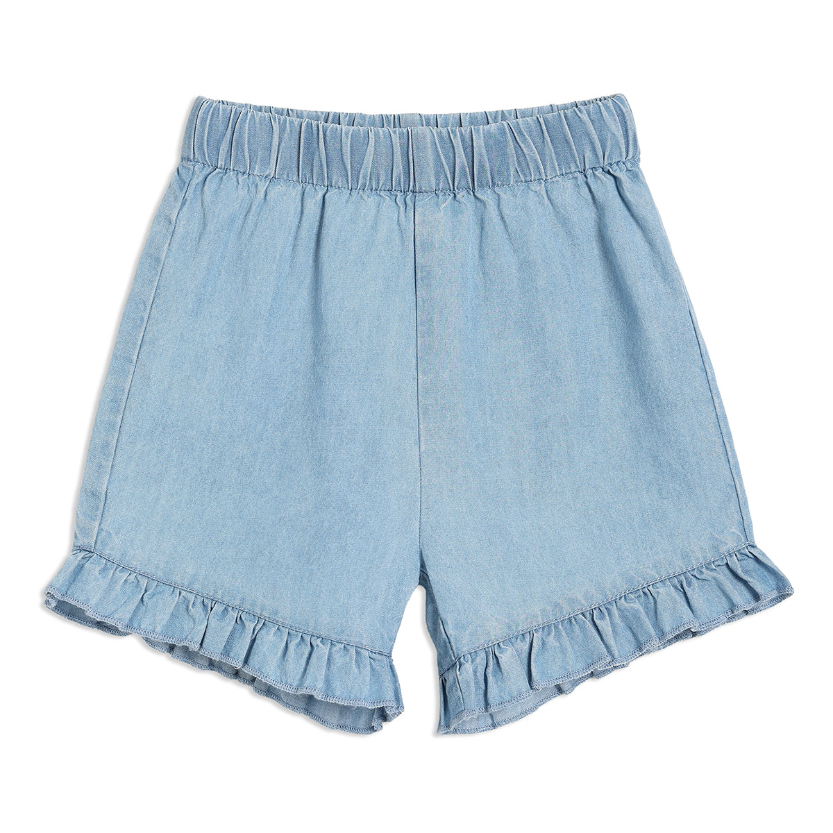 Baby Girls Floral Embroidered 2pc Set, Blue