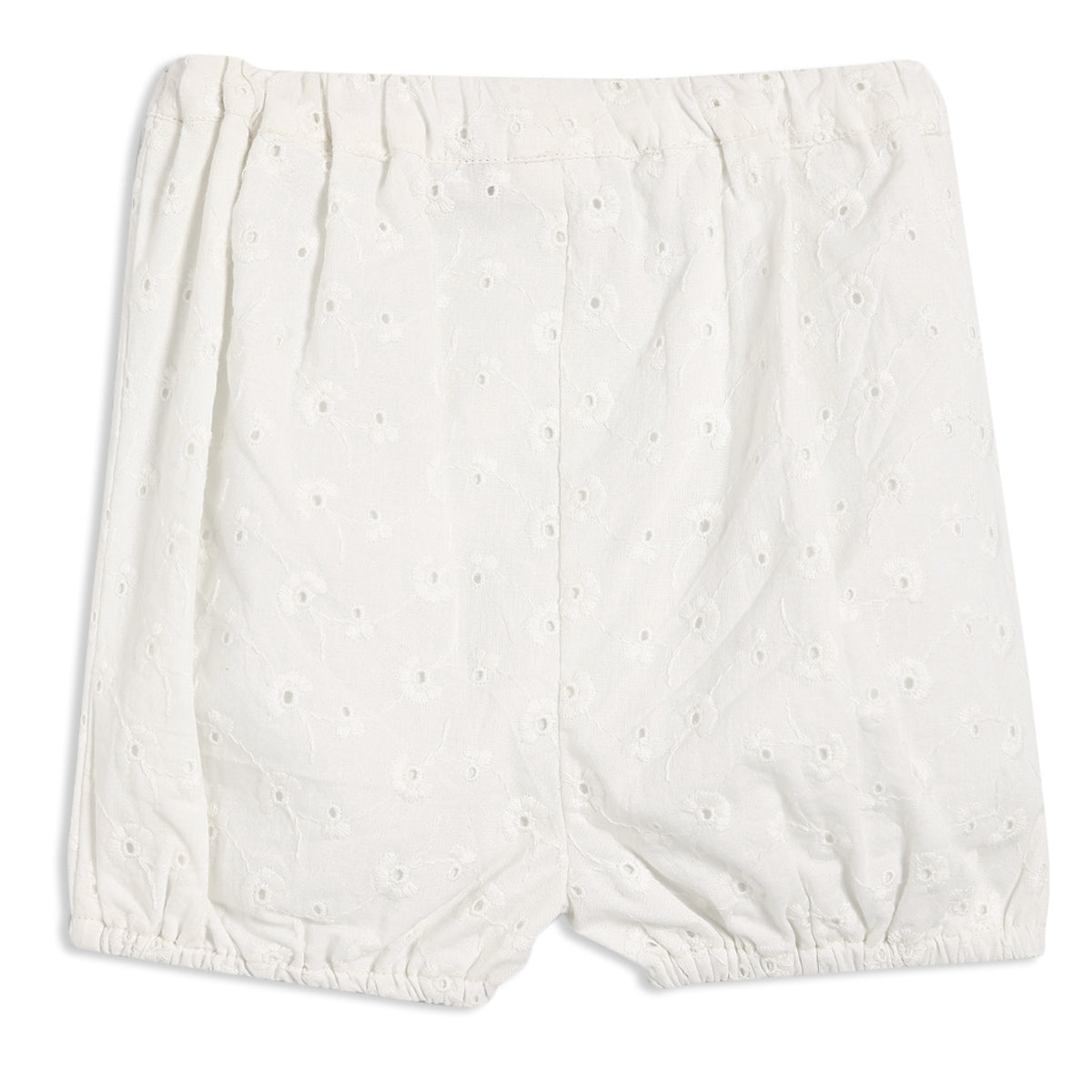 Baby Girls Broderie Anglaise 2pc Set, White