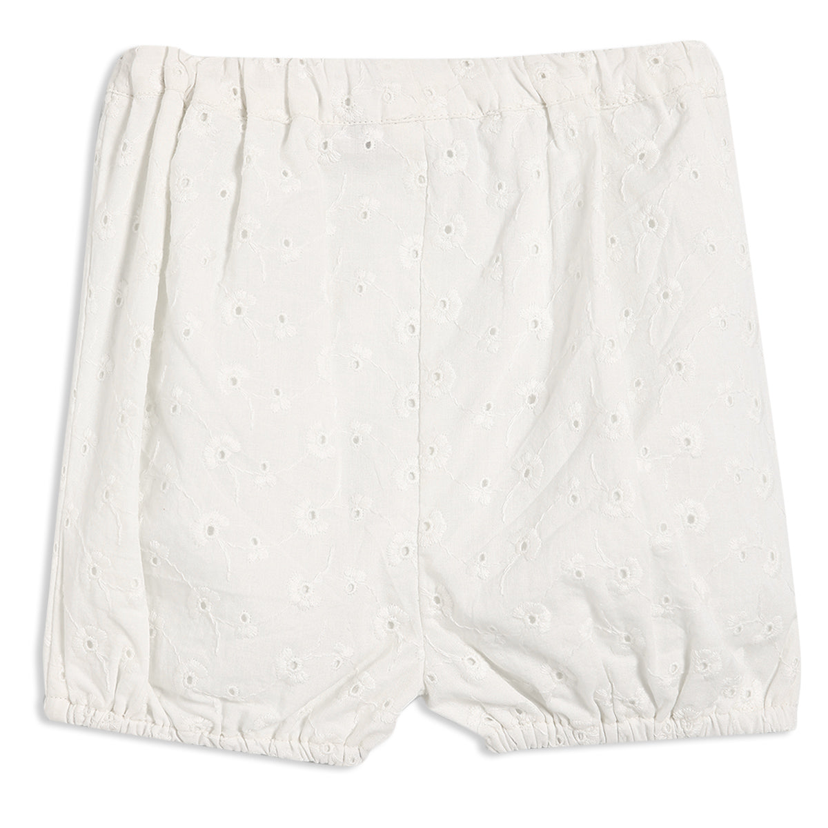 Baby Girls Broderie Anglaise 2pc Set, White