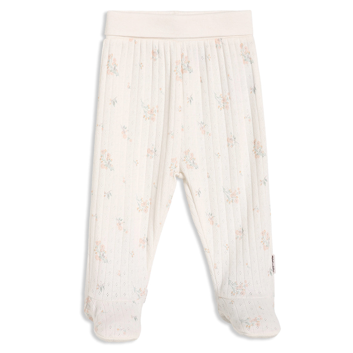 Baby Girls Floral Print 2pc Set, Off-White