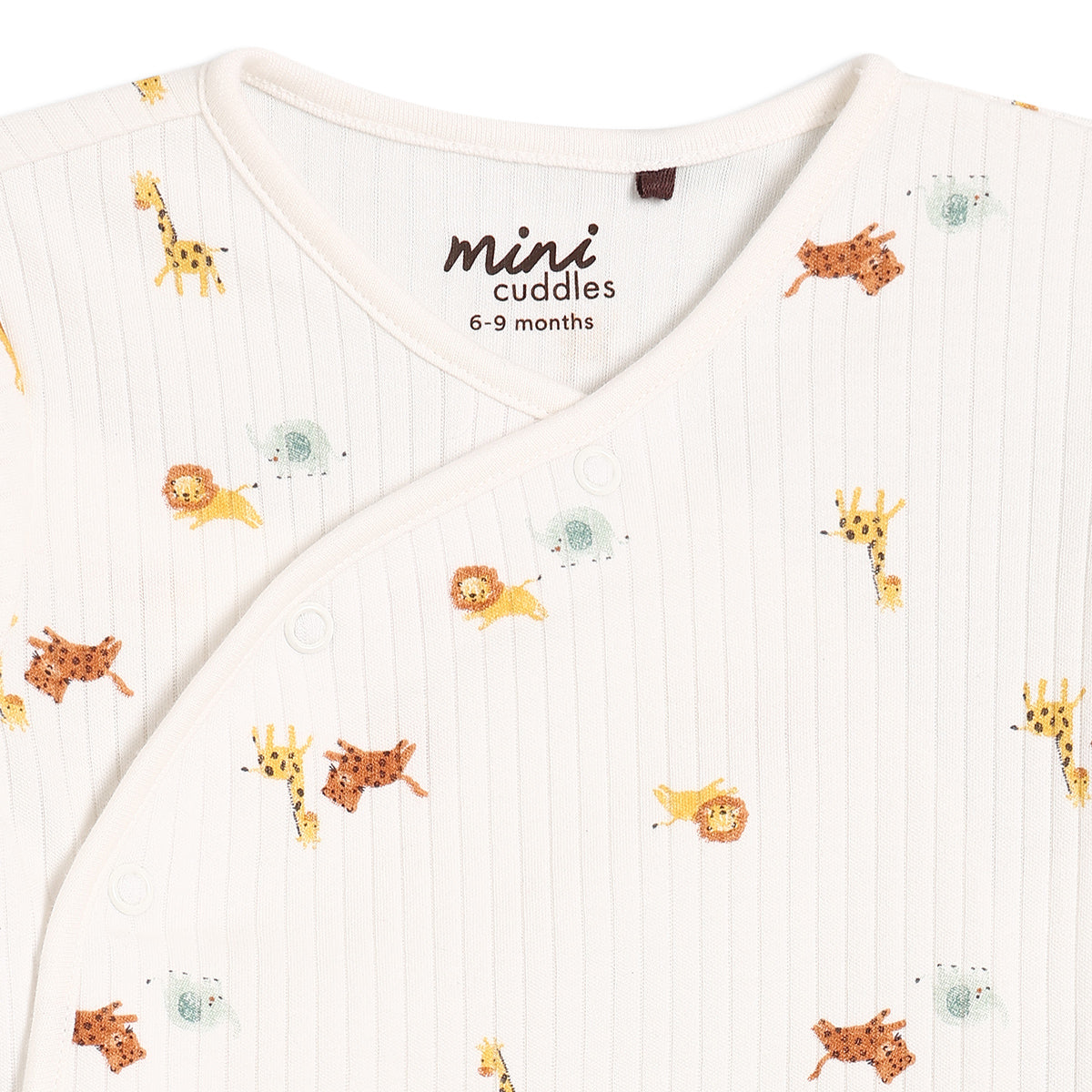 Baby Unisex Animal Print 2pc Set, Multicolor