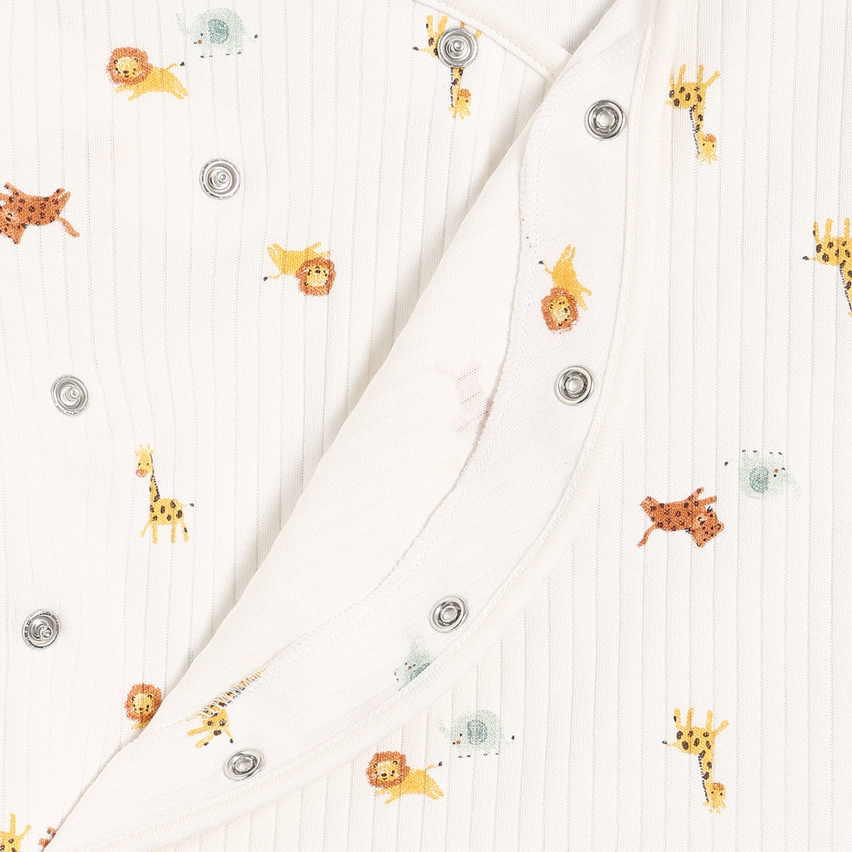 Baby Unisex Animal Print 2pc Set, Multicolor