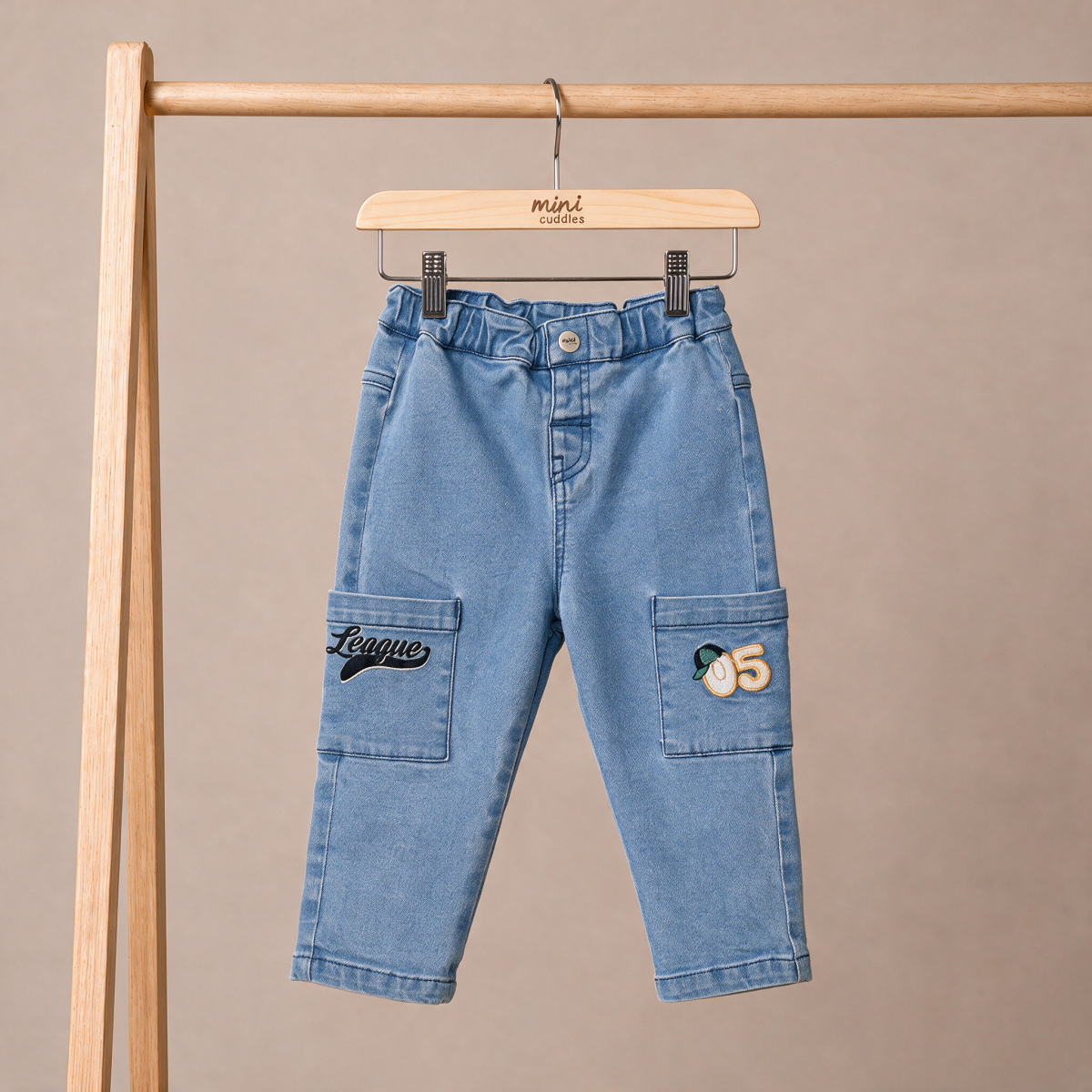 Boys Medium Wash Single Denim Pant