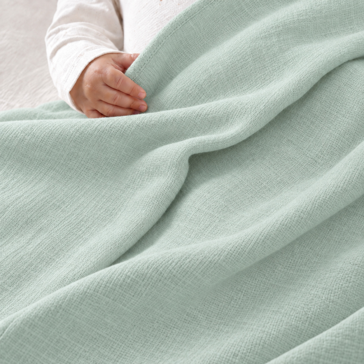 Animal-Print Muslin Blanket (Multicolor), 2 Pack