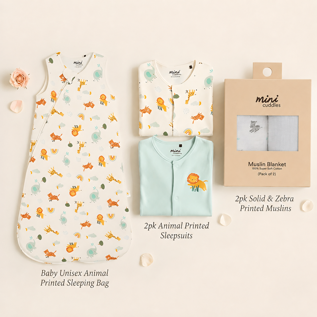 Little Dreamers Sleep Collection | Sleeping Bag & Sleepsuits