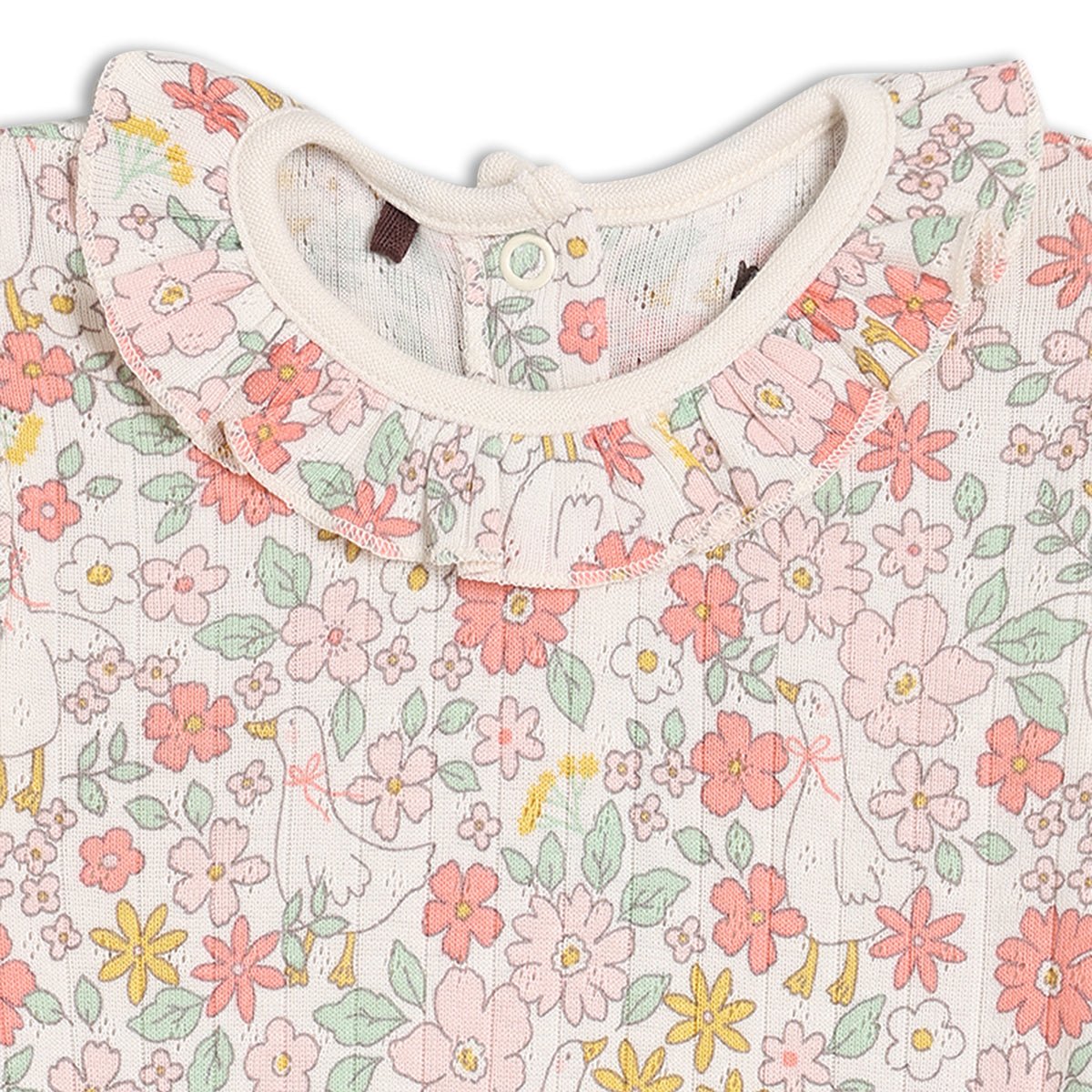 Baby Girls 3pk Floral Printed Bodysuits, Multicolour - Minicuddles