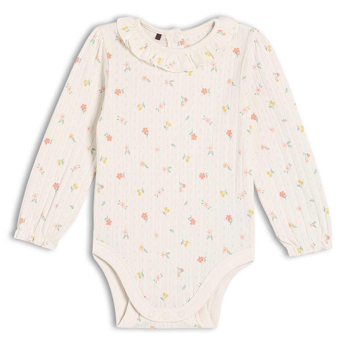 Baby Girls 3pk Floral Printed Bodysuits, Multicolour - Minicuddles