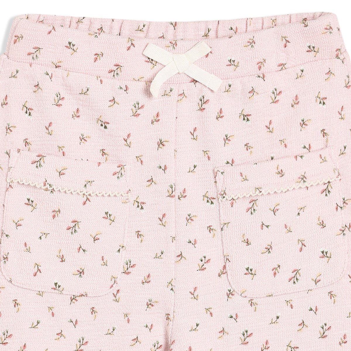 Baby Girls Floral Printed Legging, Pink - Minicuddles