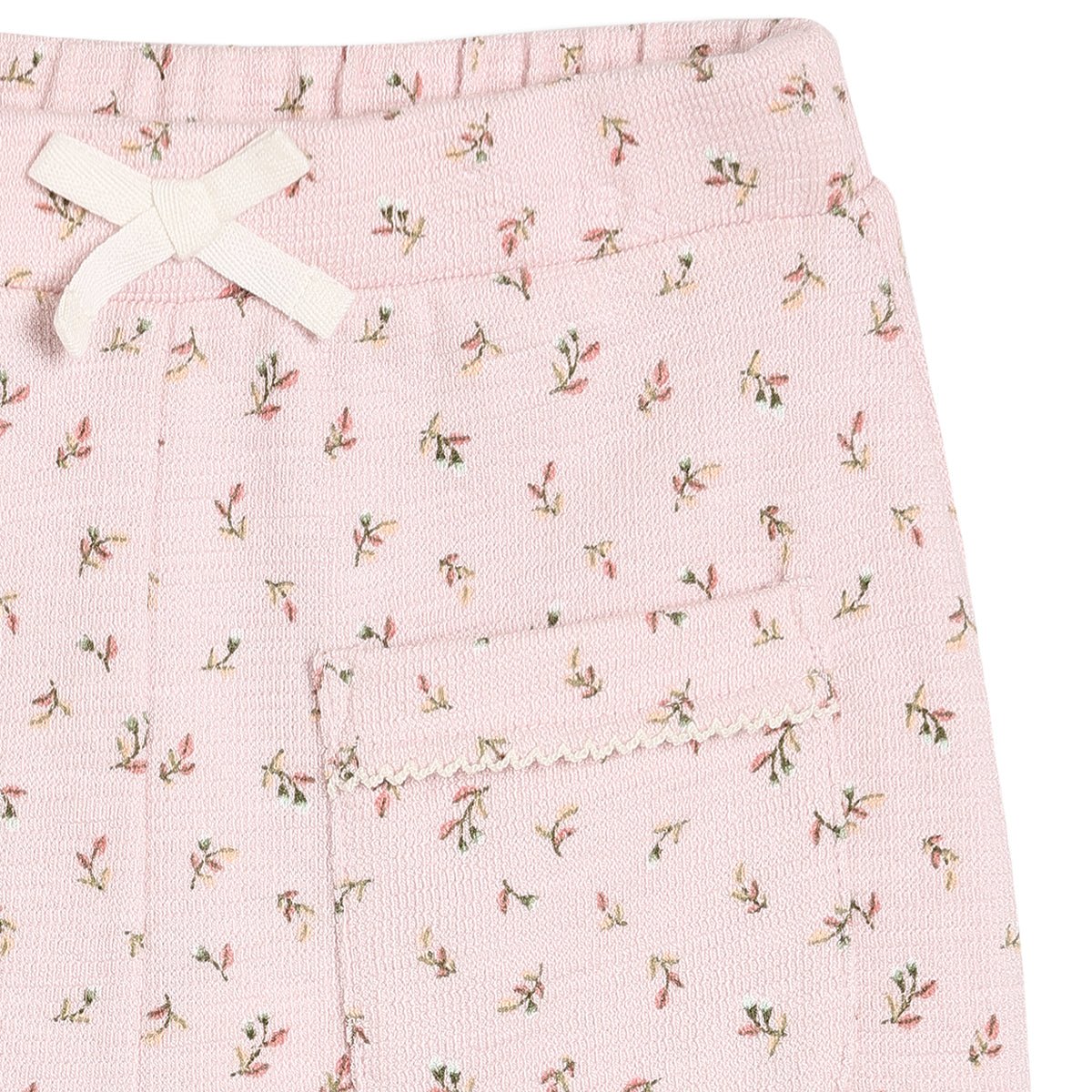 Baby Girls Floral Printed Legging, Pink - Minicuddles