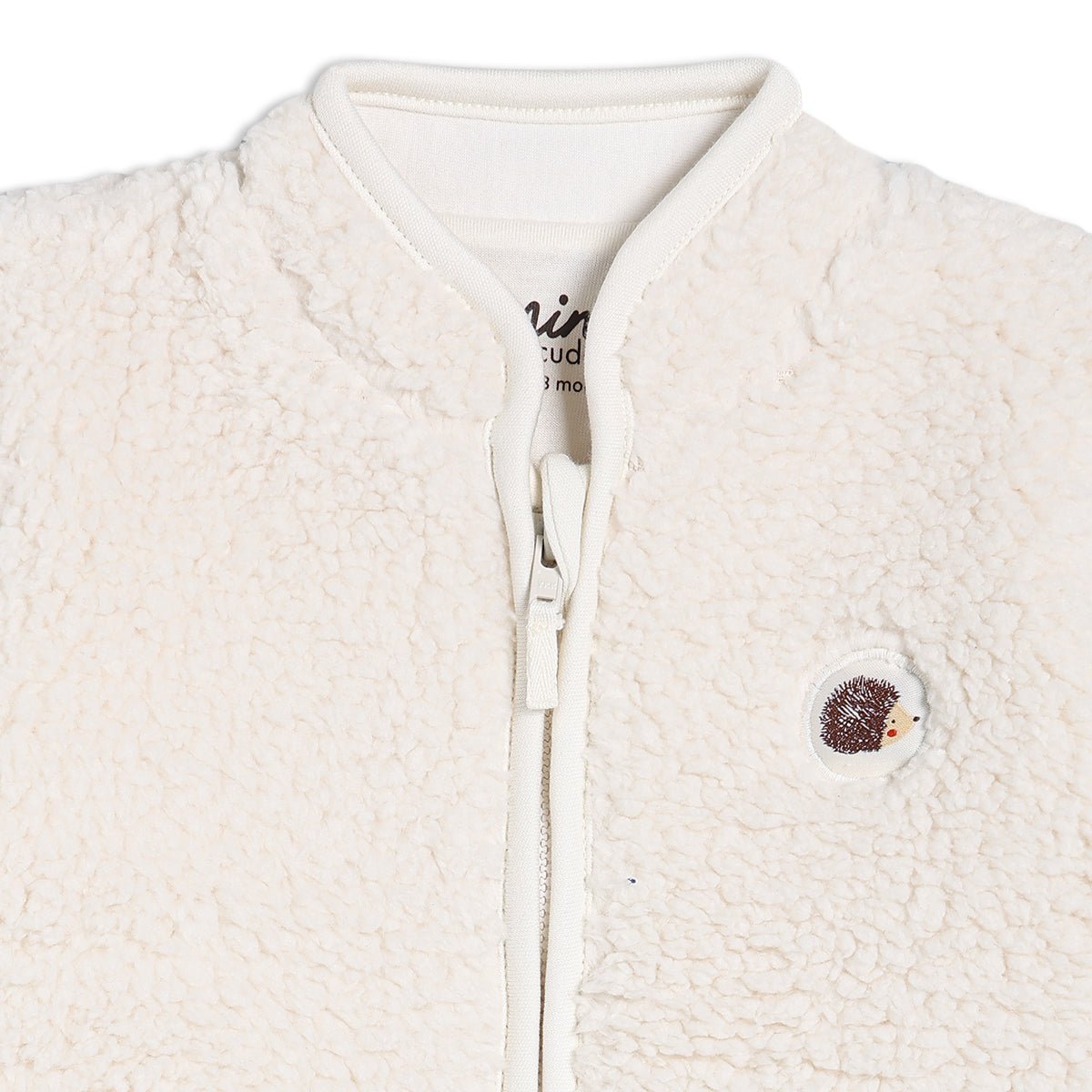 Baby Unisex Soft Fleece Jacket, Cream - Minicuddles