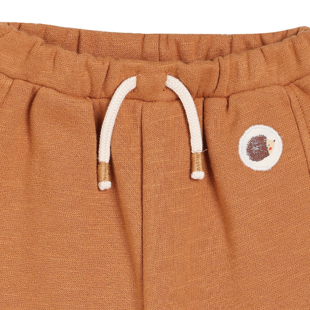 Baby Unisex Solid Knit pull - on bottom, Brown - Minicuddles