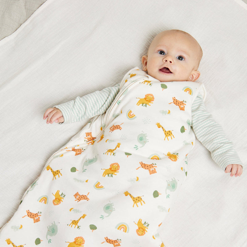 Animal-Print Sleep Bag (White)