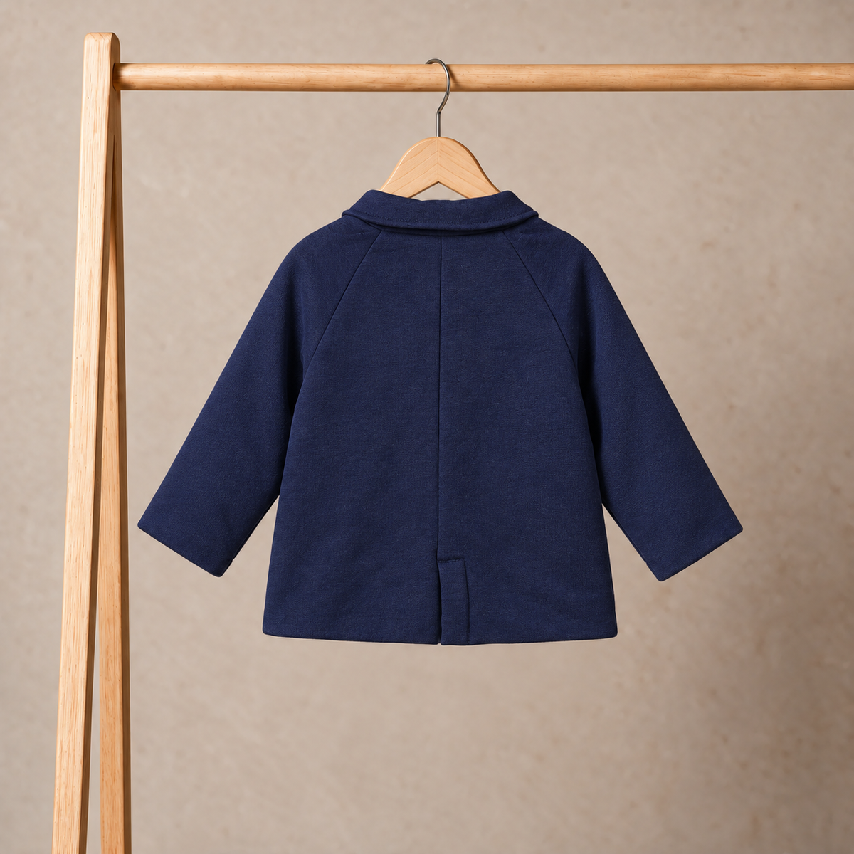 Baby Boys Solid Jacket, Navy Blue