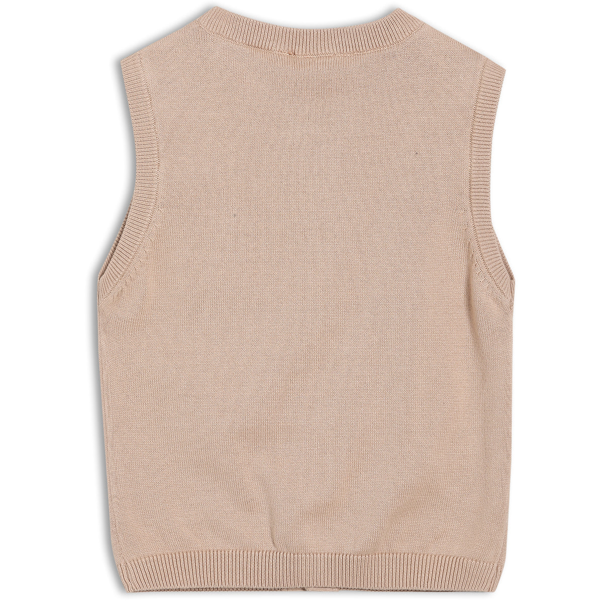 Baby Boys 3pc Set with Kintted Waistcoat, Multicolour