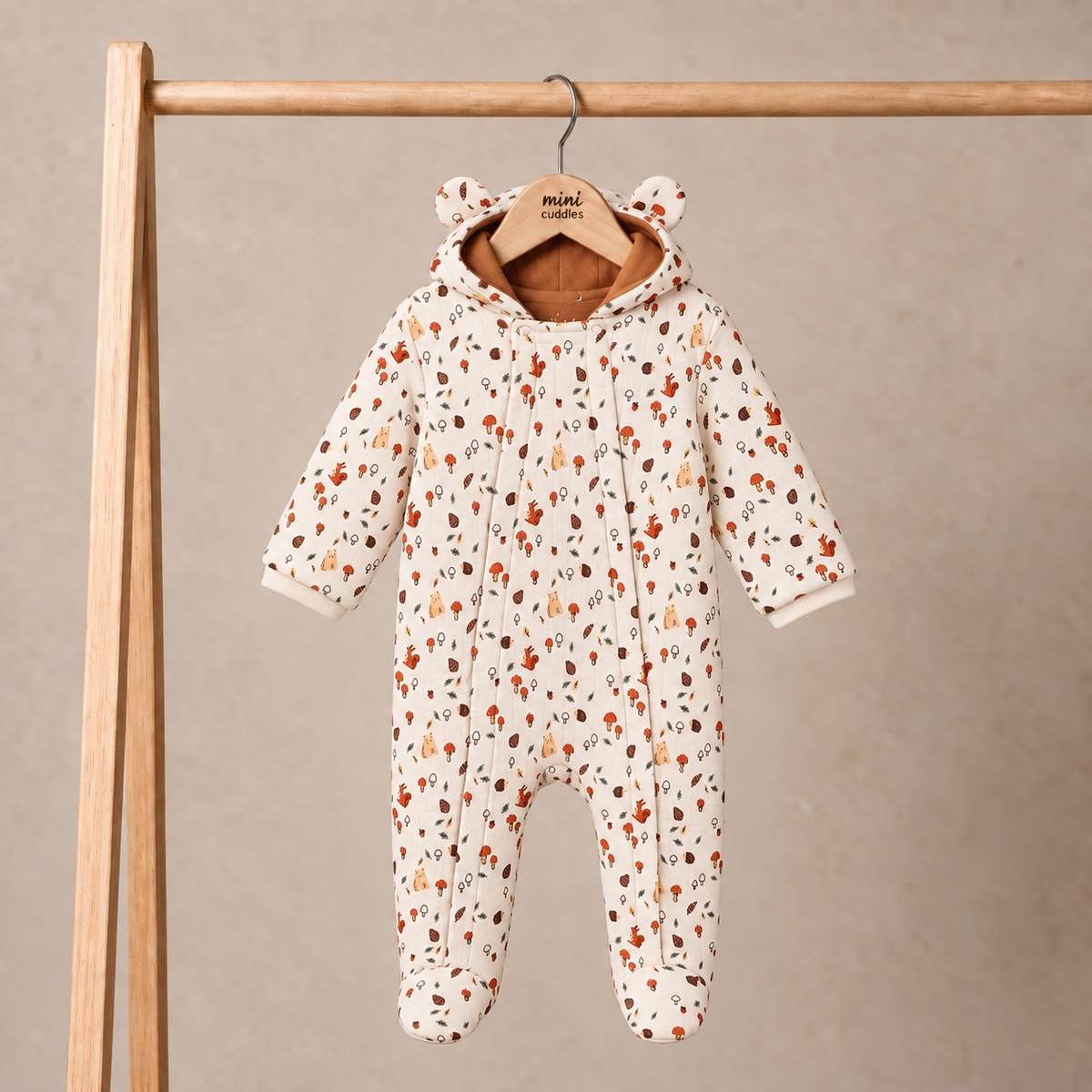 Baby Unisex Novelty Printed Pram Suit, Multicolour