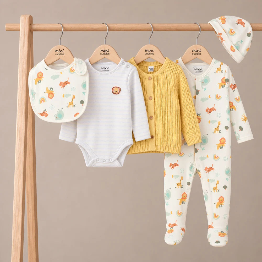 Animal-Print Essentials Gift Set (Multicolor), 5-Piece
