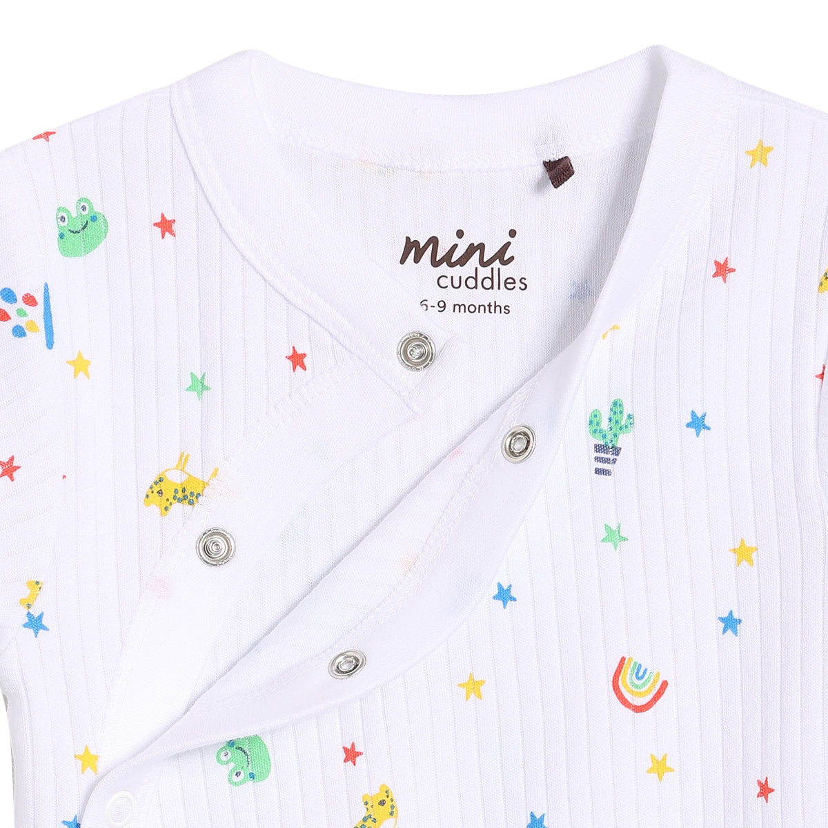 Baby Boys 3pk Printed Bodysuits, Multicolour