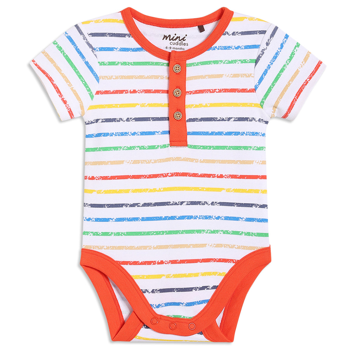 Baby Boys 3pk Printed Bodysuits, Multicolour