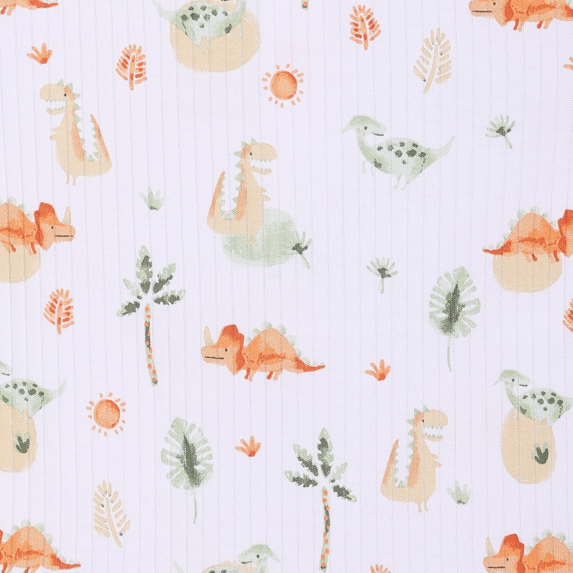 Baby Boys Dinosaur Printed Dungaree Set With Matching Cap, Multicolour