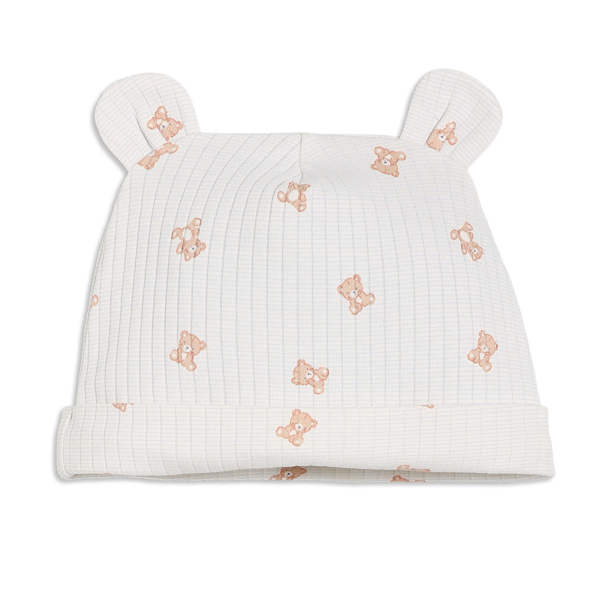 Baby Boys Teddy Print 3pc Essentials Gift Set, Multicolour