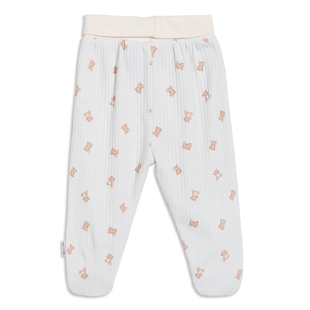 Baby Boy Teddy Print 2pc Set, Blue