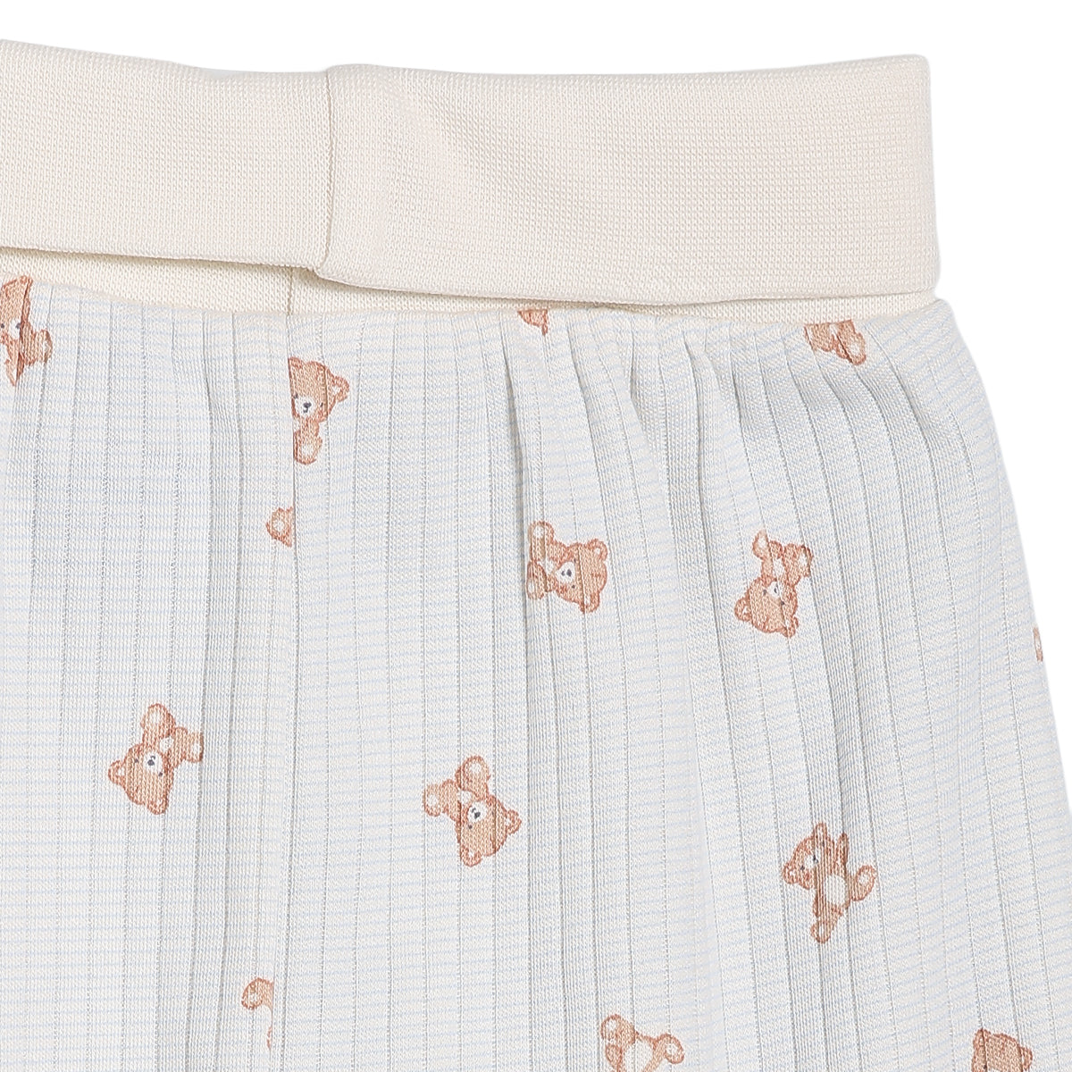 Baby Boy Teddy Print 2pc Set, Blue